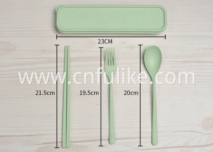 Green Plastic Tableware